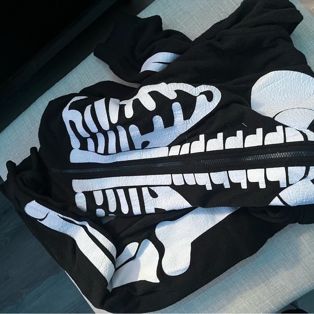 Skeleton Hooded Onesie